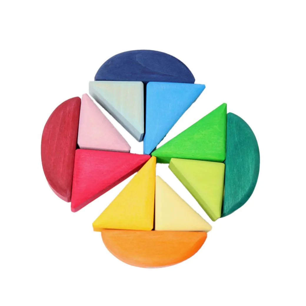 Rolling Boats Wooden Blocks