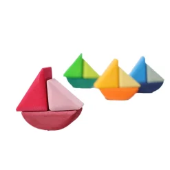 Rolling Boats Wooden Blocks
