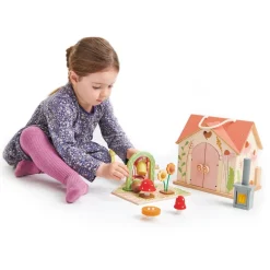 Rosewood Cottage Mini Wooden Dollhouse