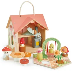 Rosewood Cottage Mini Wooden Dollhouse