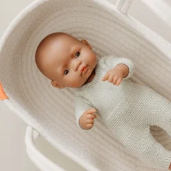 Sage Green Knit Doll Pajamas - 12''