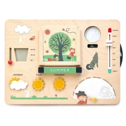 Seasonal Wooden Weather Station