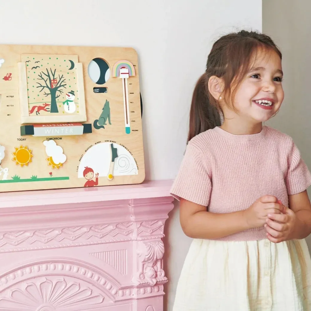 Seasonal Wooden Weather Station