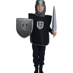 Silver Knight Tabard & Crown Set