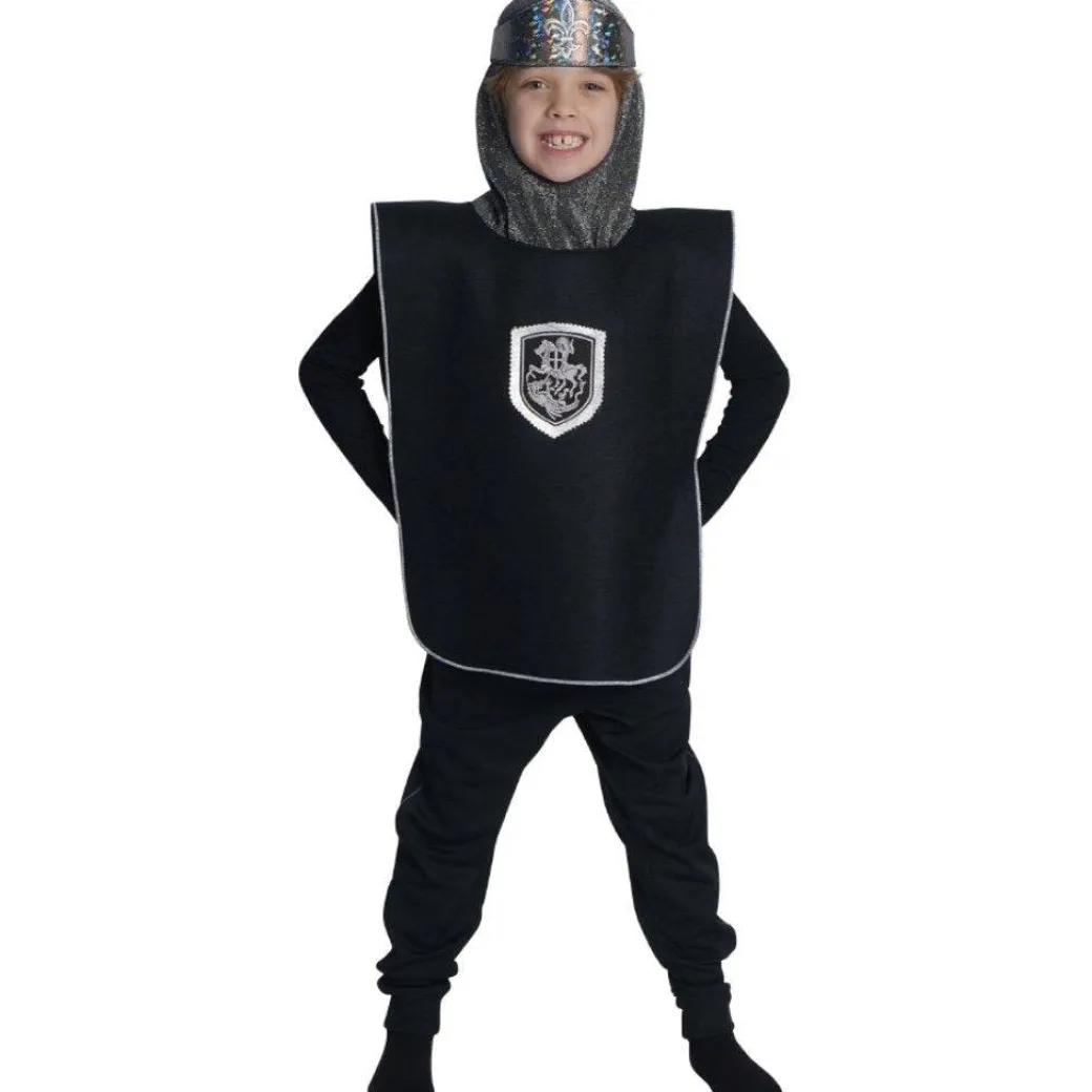 Silver Knight Tabard & Crown Set