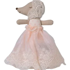Sleepy-Wakey Baby Mouse in a Gown