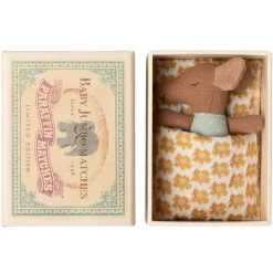 Sleepy Wakey Baby Mouse in a Matchbox