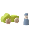 Small Green Convertible - Wooden Toy Car