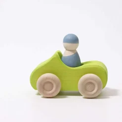 Small Green Convertible - Wooden Toy Car