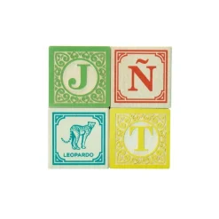 Spanish Wooden Alphabet Blocks