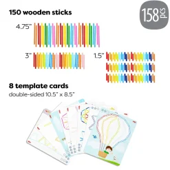 Stabix Wooden Arranging & Matching Game