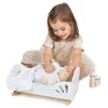 Sweet Wooden Swan Dolly Bed