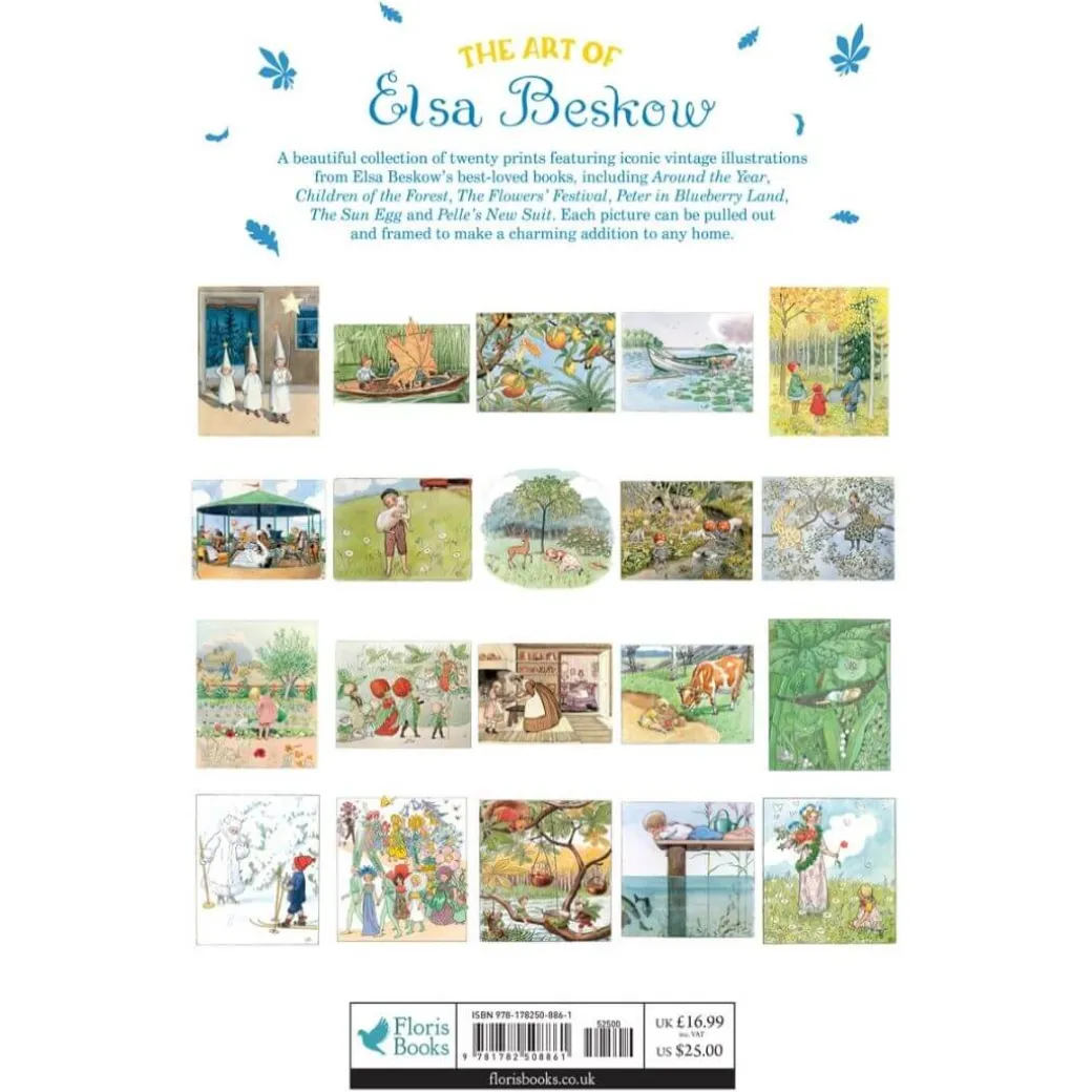 The Art of Elsa Beskow: 20 Pull-Out Frameable Prints