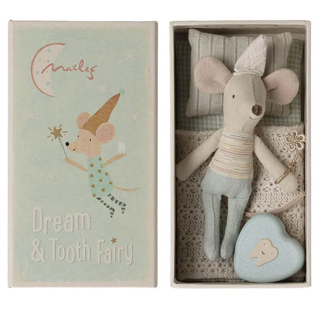 Tooth Fairy Mouse in a Matchbox - Little Brother
