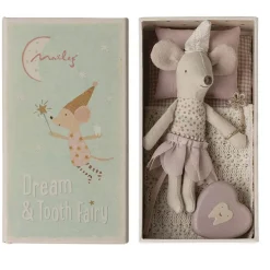 Tooth Fairy Mouse in a Matchbox - Little Sister