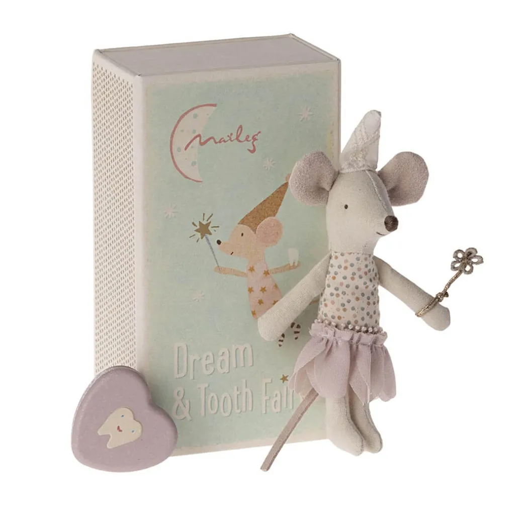 Tooth Fairy Mouse in a Matchbox - Little Sister