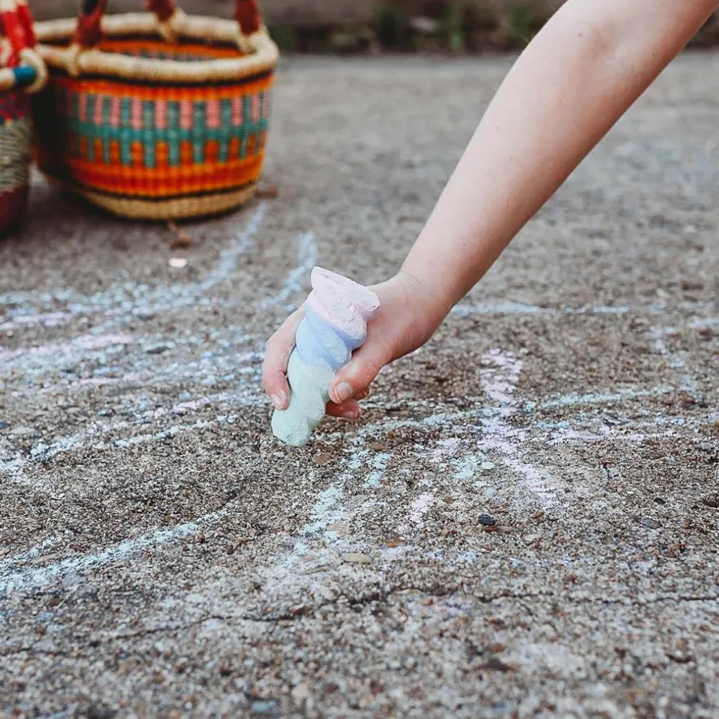 Unicorn Horn Sidewalk Chalk - Pastel