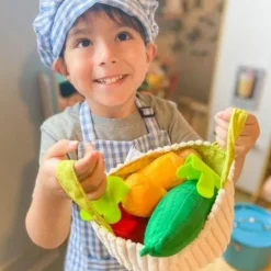 Vegetable Basket Soft Play Food