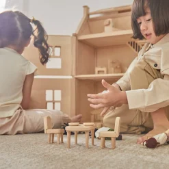Victorian Wooden Dollhouse Furniture Set