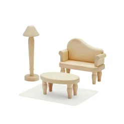 Victorian Wooden Dollhouse Furniture Set