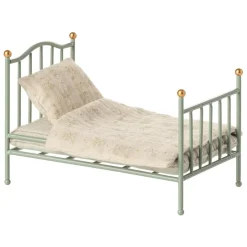 Vintage Mouse-Sized Bed - Mint