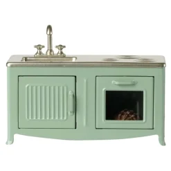 Vintage Mouse-Sized Kitchen - Blue or Mint