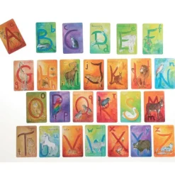 Waldorf Alphabet Letter Cards - English