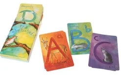 Waldorf Alphabet Letter Cards - English