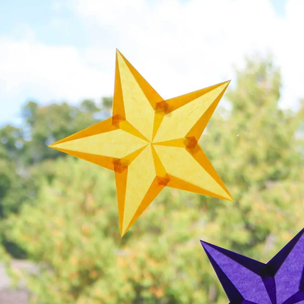 Waldorf Window Stars Paper
