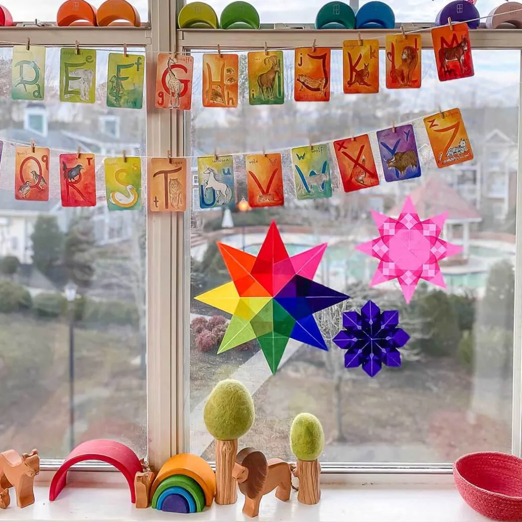 Waldorf Window Stars Paper