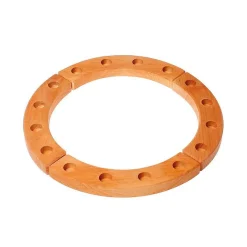 Waldorf Wooden Birthday Ring - 16 Holes