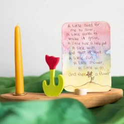 Waldorf Wooden Birthday Ring - 16 Holes