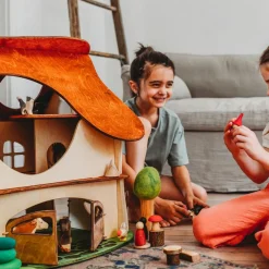 Waldorf Wooden Dollhouse by Twig Studio