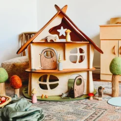 Waldorf Wooden Dollhouse by Twig Studio