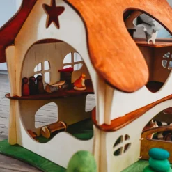 Waldorf Wooden Dollhouse by Twig Studio