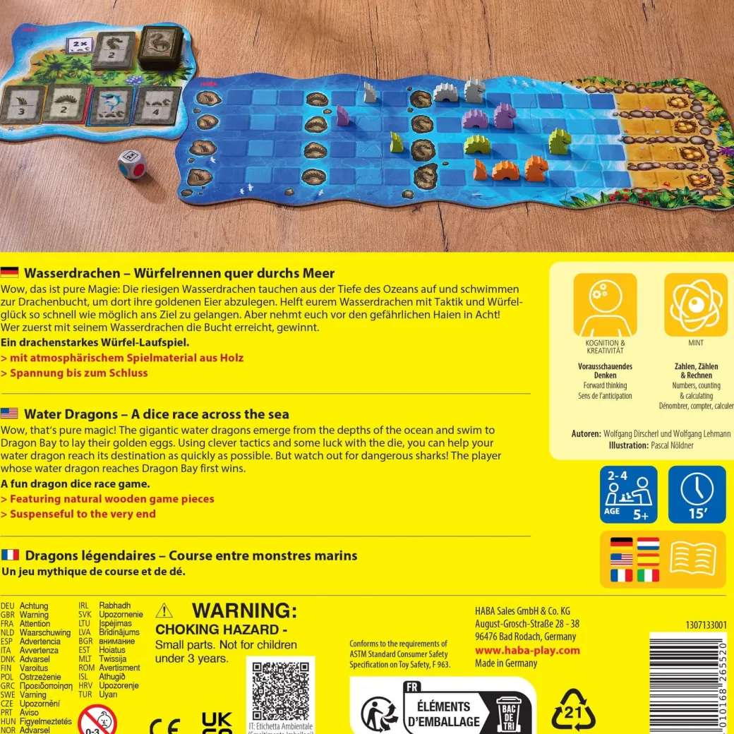Water Dragons Dice Racing Game