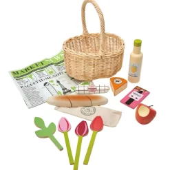 Wicker Farmer's Market Shopping Basket