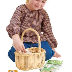 Wicker Farmer's Market Shopping Basket