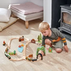 Wild Pines Wooden Train Set