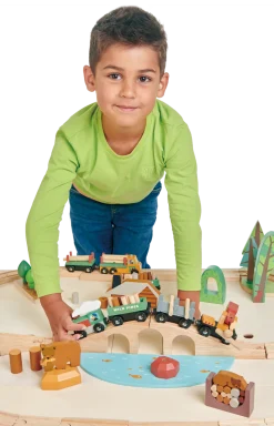 Wild Pines Wooden Train Set