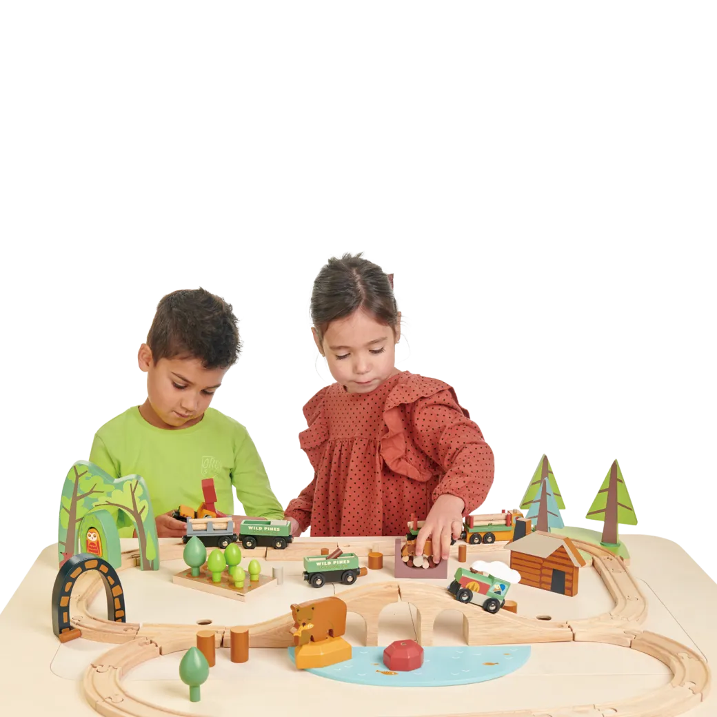 Wild Pines Wooden Train Set