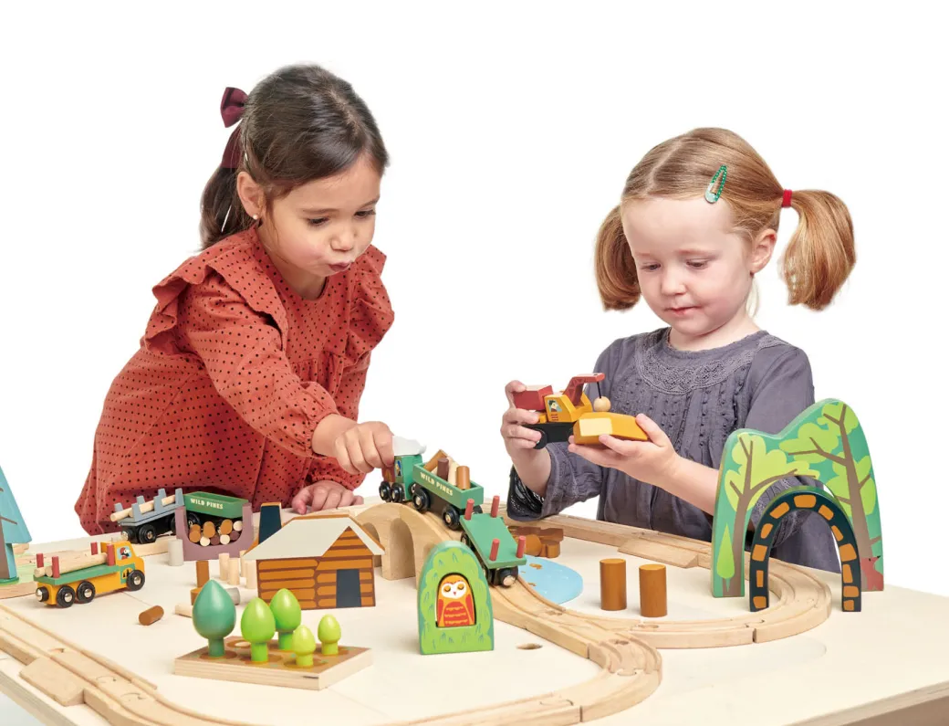 Wild Pines Wooden Train Set