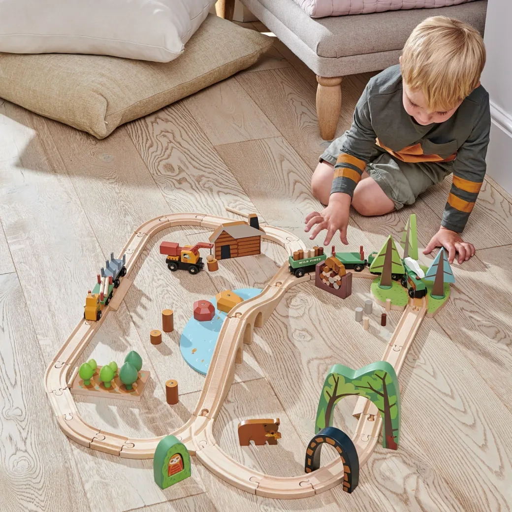 Wild Pines Wooden Train Set