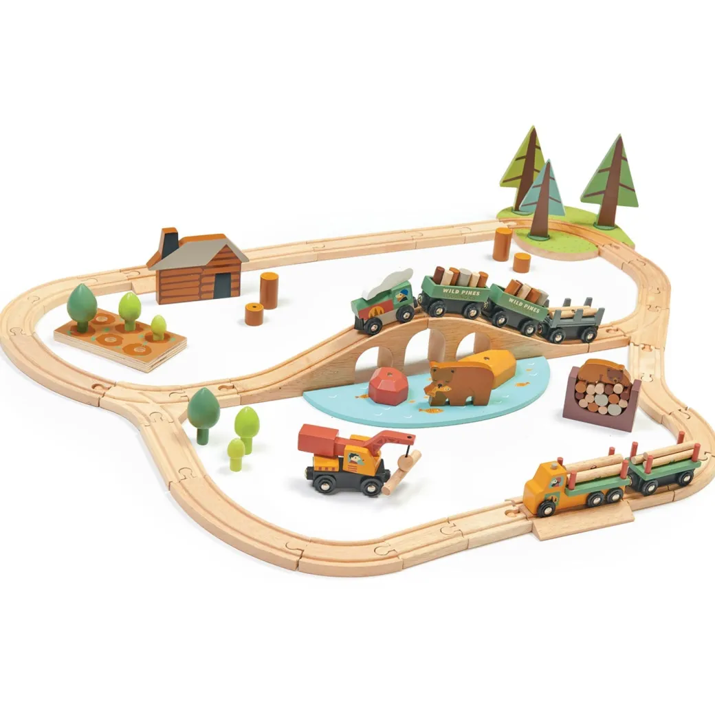 Wild Pines Wooden Train Set