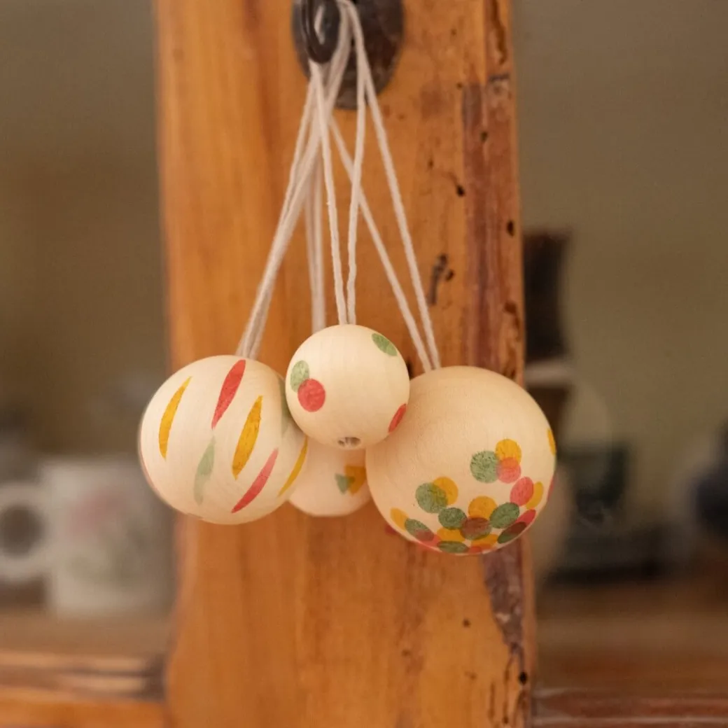 Wonder Balls Wooden Ornament Set