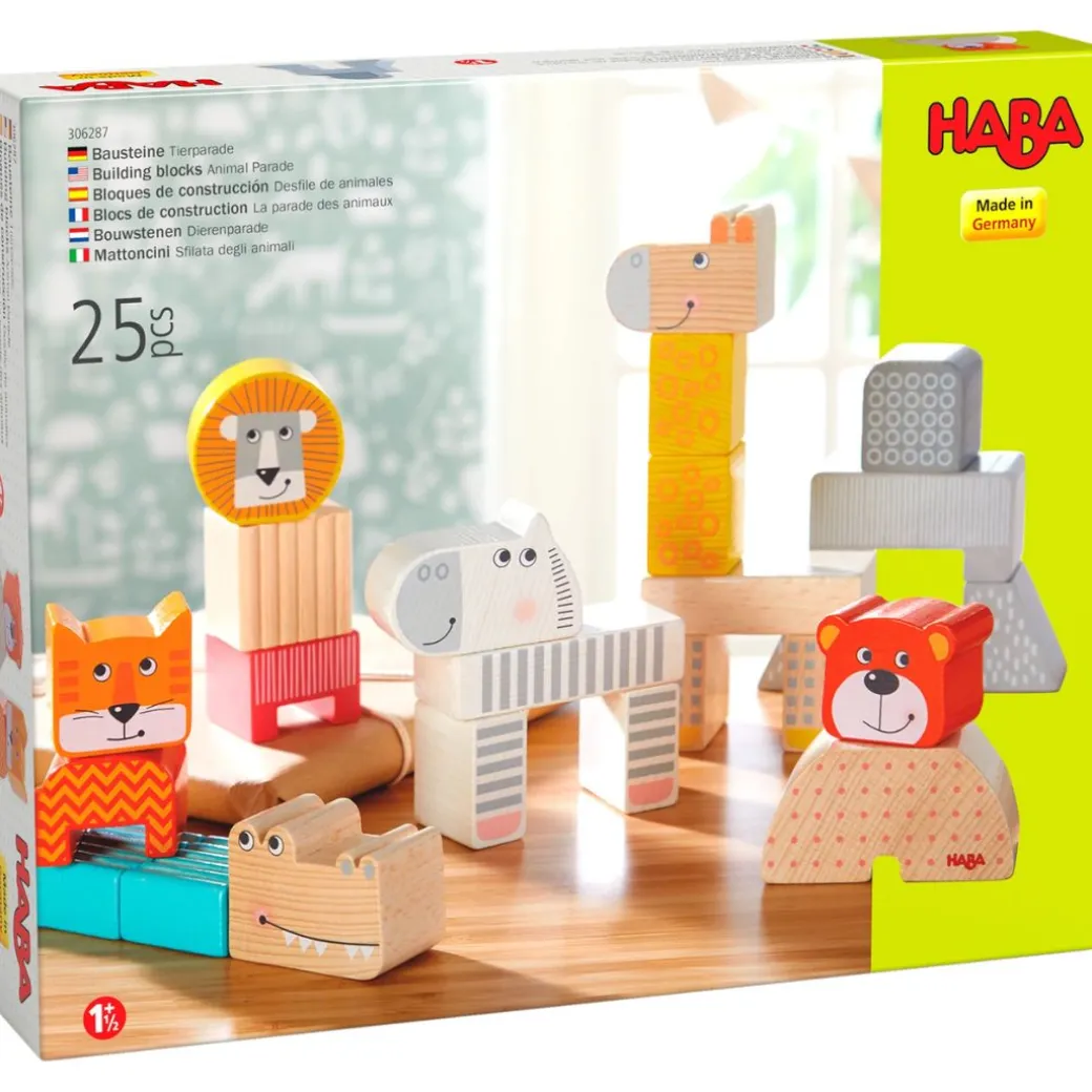 Wooden Animal Parade Blocks