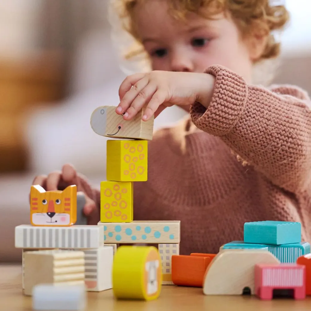 Wooden Animal Parade Blocks