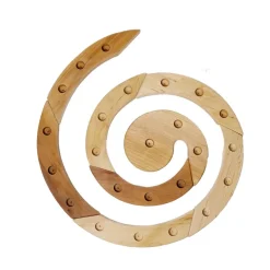 Wooden Birthday / Advent Spiral