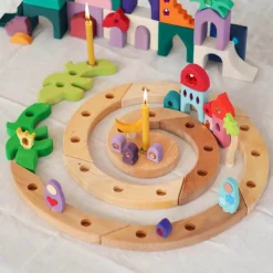Wooden Birthday / Advent Spiral