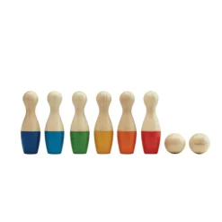 Wooden Bowling Set